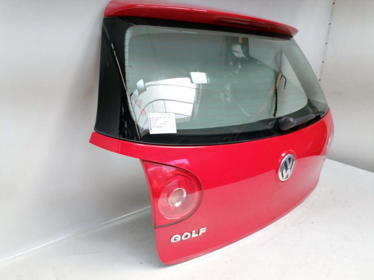 VW Golf 5 original Heckklappe mit Heckscheibe LY3D Tornadorot Fließheck Bj.2004